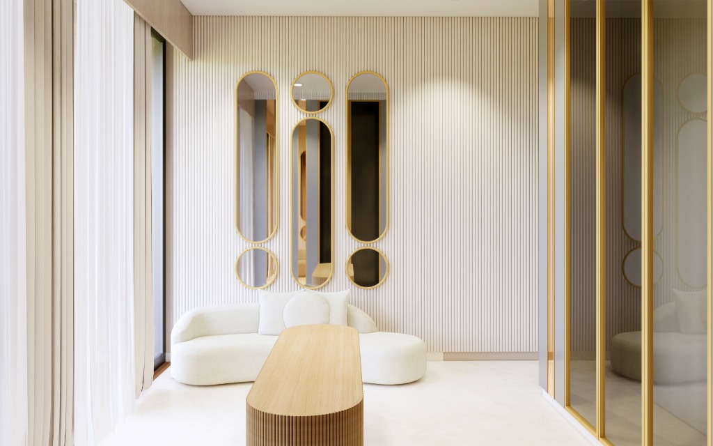 Mundra Lounge Fluted Wall