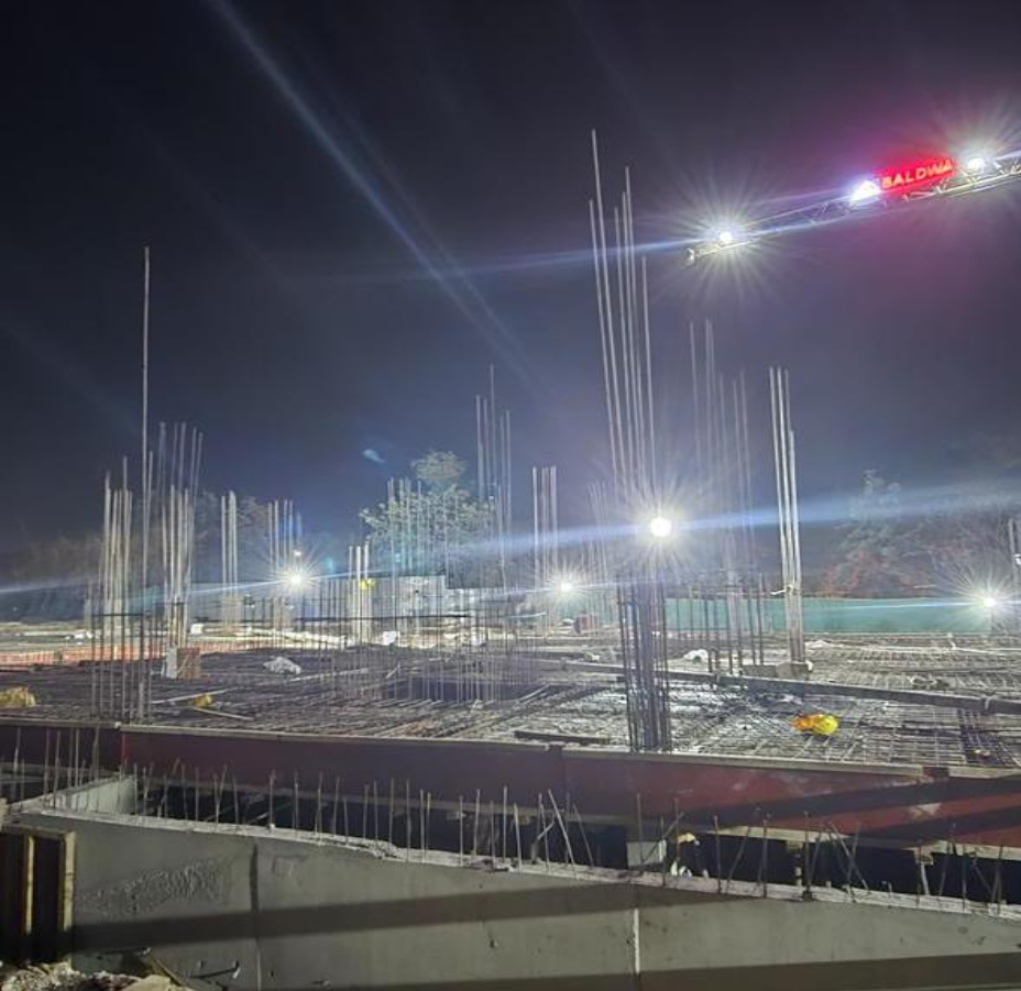 The Ritz-Carlton Udaipur Illuminated at Night